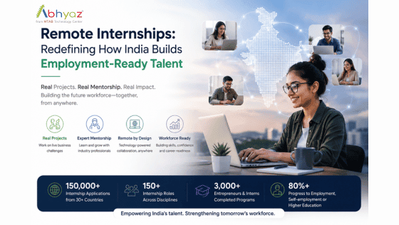Remote Internships: Redefining How India Builds Employment-Ready Talent